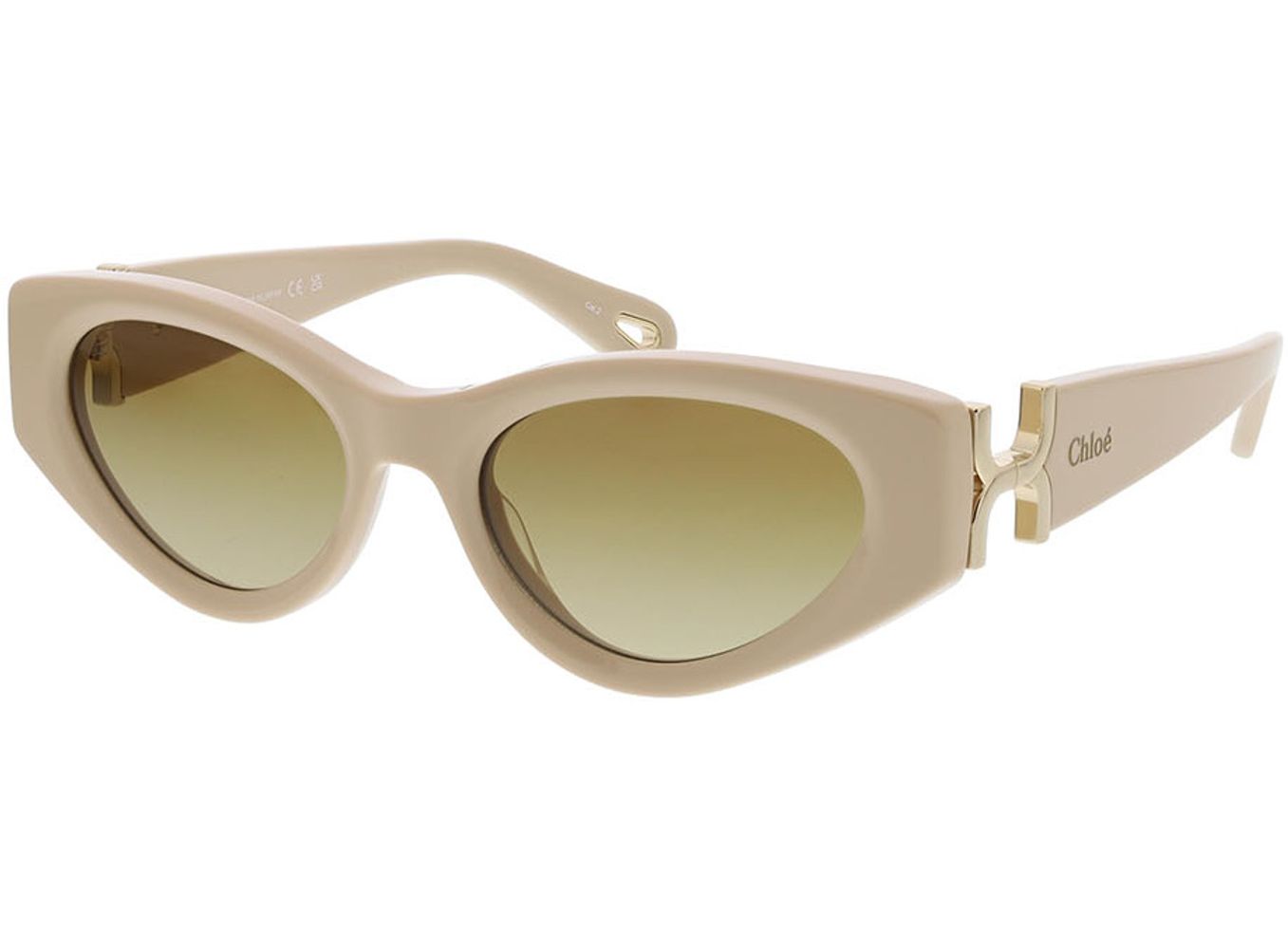 Chloé CH0259S-004 52-19 Sonnenbrille ohne Sehstärke, Damen, Vollrand, Cateye