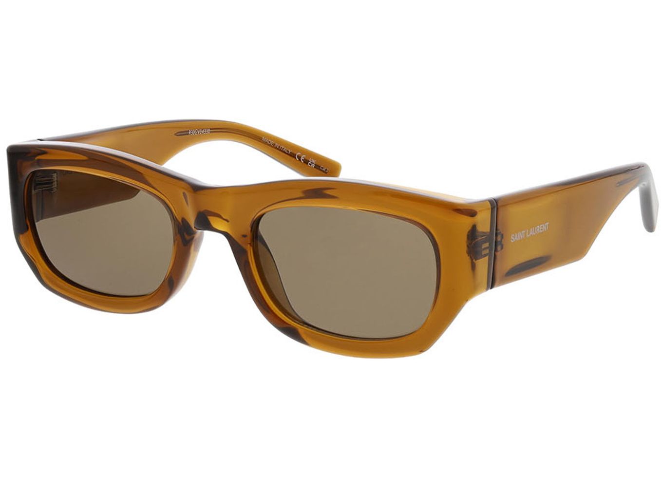 Saint Laurent SL 713-003 53-22 Sonnenbrille mit Sehstärke erhältlich, Damen, Vollrand, oval